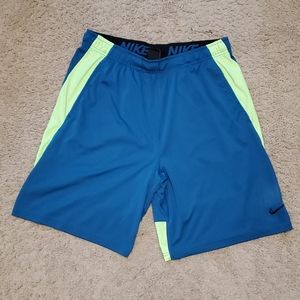 Blue Nike basketball shorts